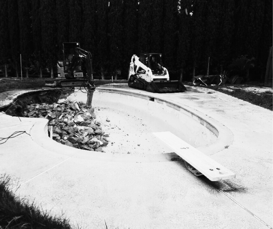 swimming pool removal houston texas